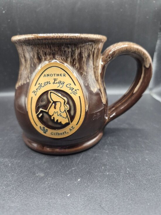 Deneen Pottery Other - Another Broken Egg Cafe Gilbert AZ Deneen Pottery Brown Handmade Coffee Mug 2021